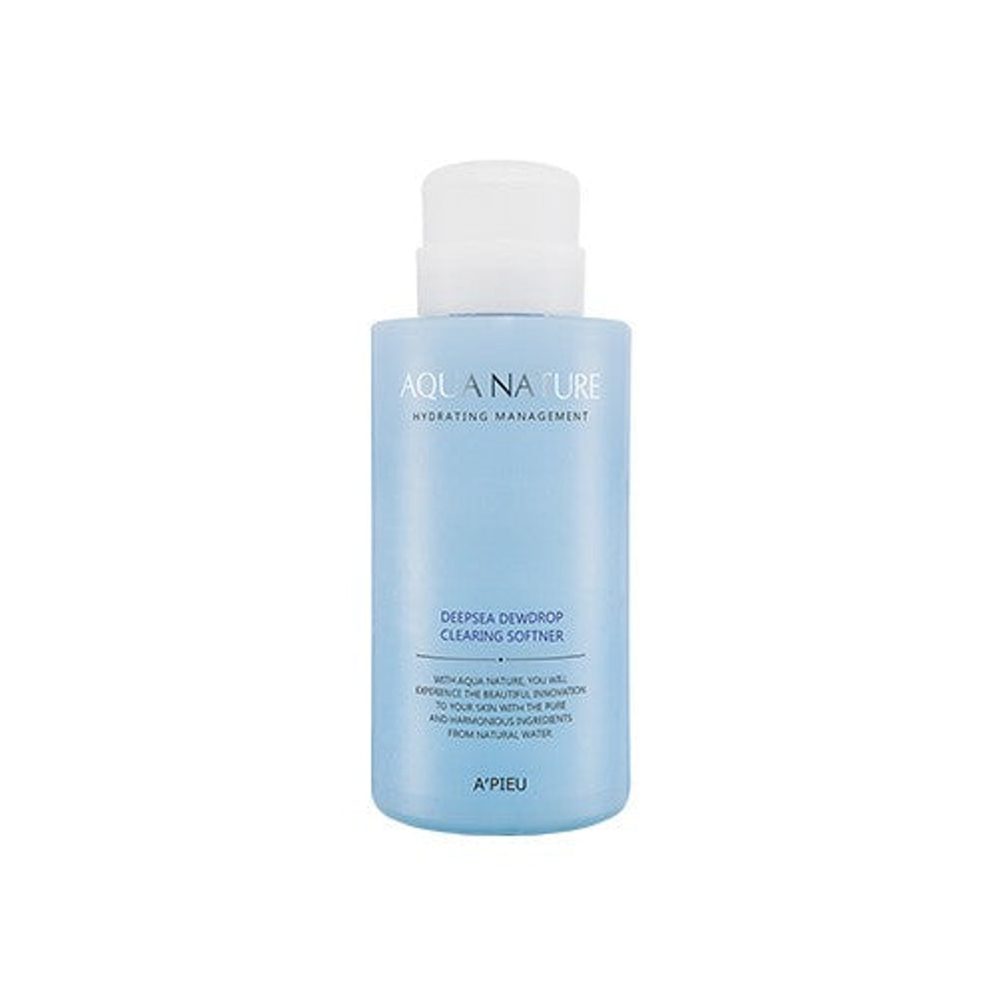 A'pieu Aqua Nature Deep-sea Dew Drop Clearing Softner 500ml - Korean skincare product