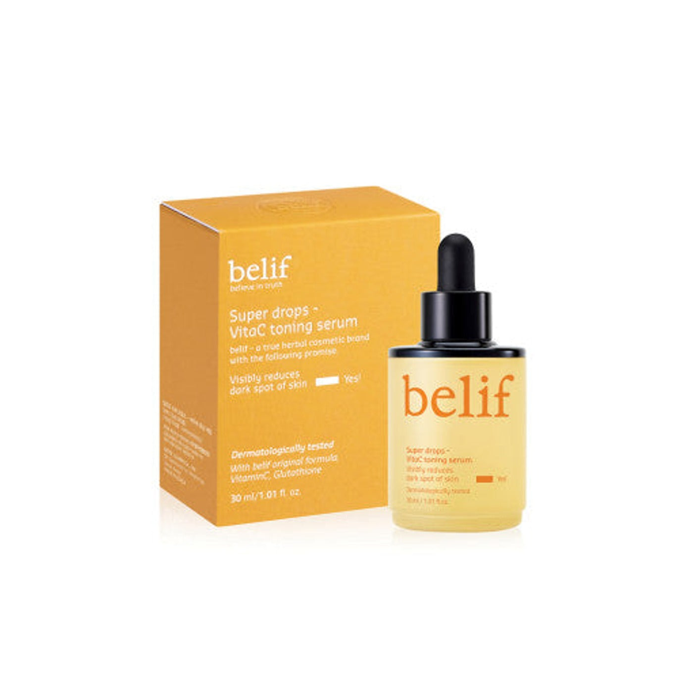 belif Super Drops VitaC Toning Serum 30ml - Korean skincare product