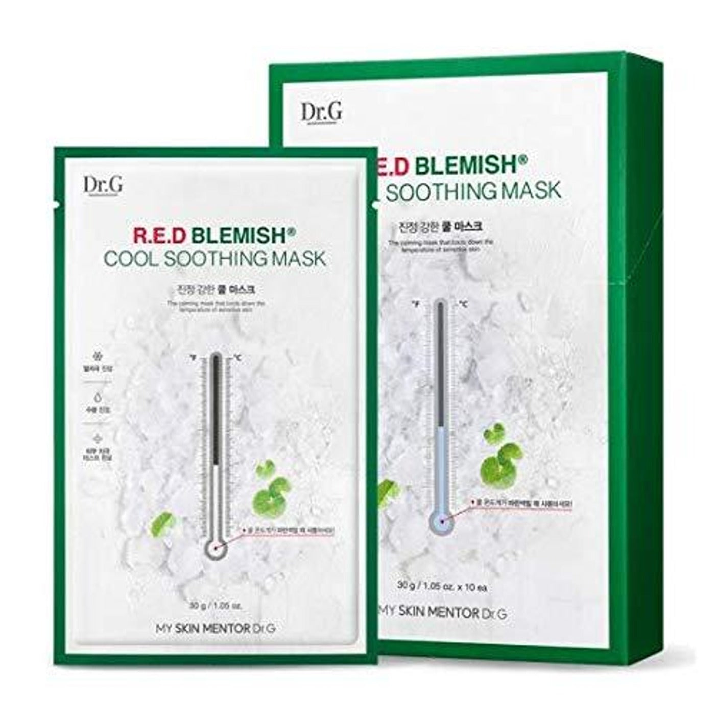 Dr.G R.E.D Blemish Cool Soothing Mask 10ea 30g - Korean skincare product