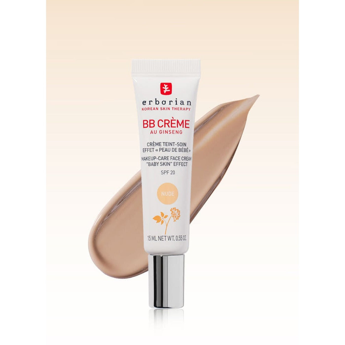 erborian BB Cream SPF20 15ml #Nude - Korean skincare product