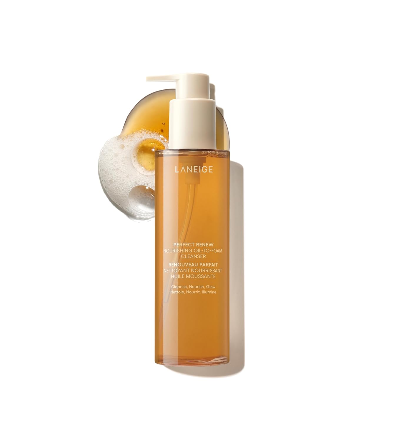 LANEIGE Perfect Renew Nourishing Oil-To-Foam Cleanser 200ml - Korean skincare product