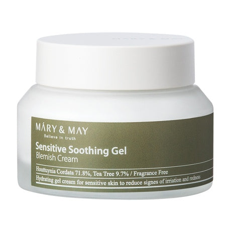MARY & MAY Sensitive Soothing Gel Crema para imperfecciones 70 ml