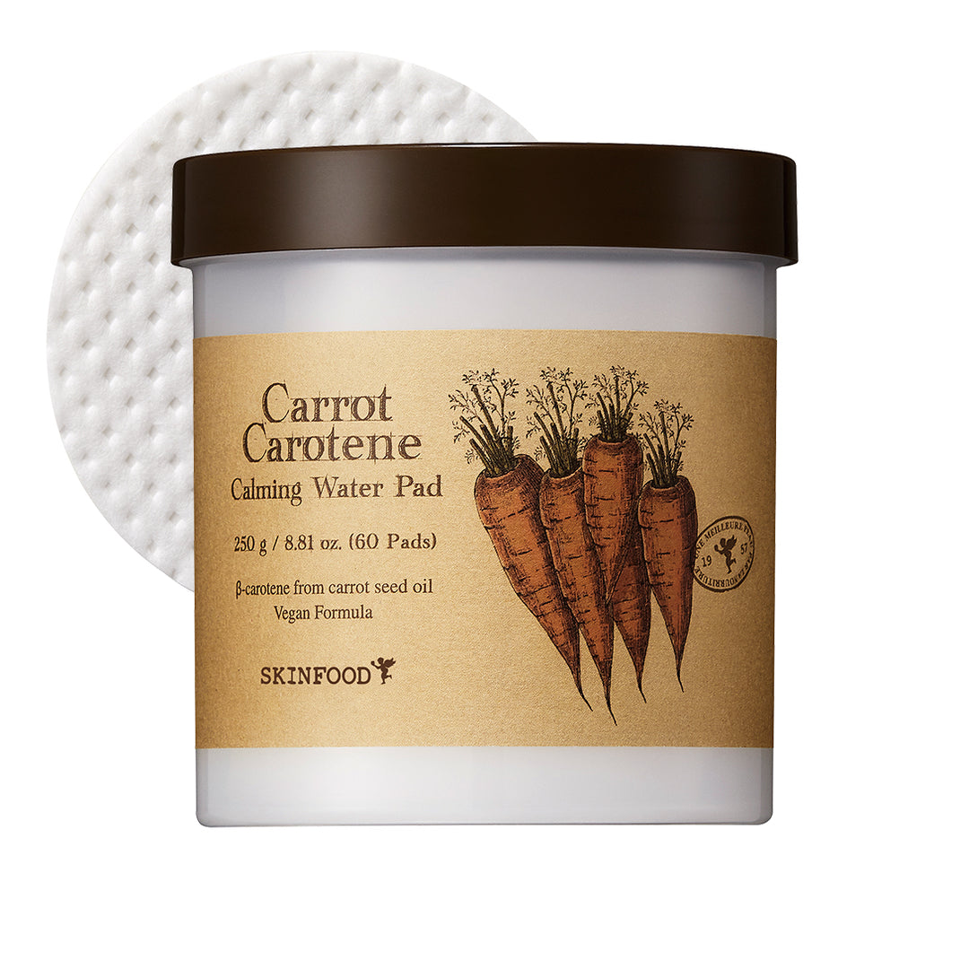 SKINFOOD Water Pad Calmante à la Carotte Carotène 250g (60 Pads)