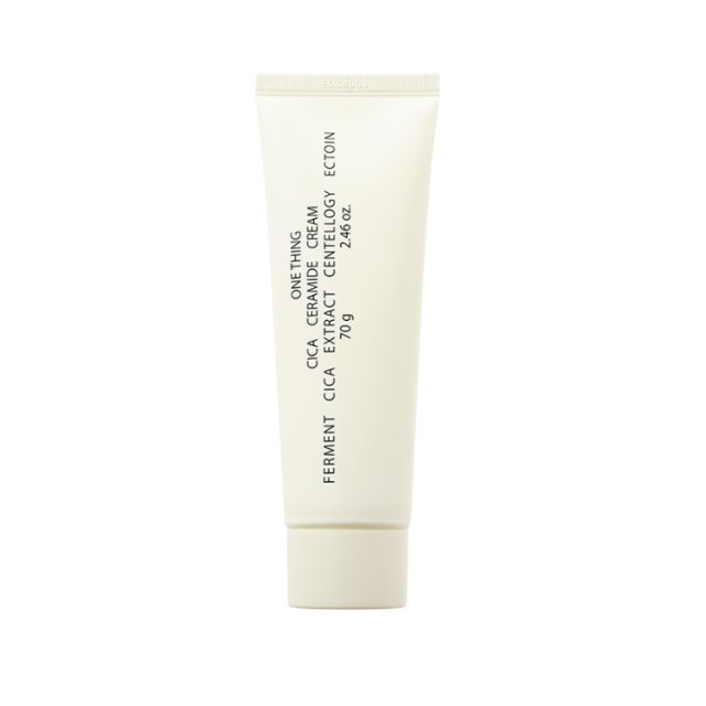 كريم Cica Ceramide من ONE THING 70g يعتني بالبشرة الحساسة ويعزز حاجزها الطبيعي، ليمنحك إحساسًا بالراحة والانتعاش مع ترطيب عميق وملمس ناعم. استعيدي إشراقة بشرتك وامنحيها حماية فريدة من نوعها.