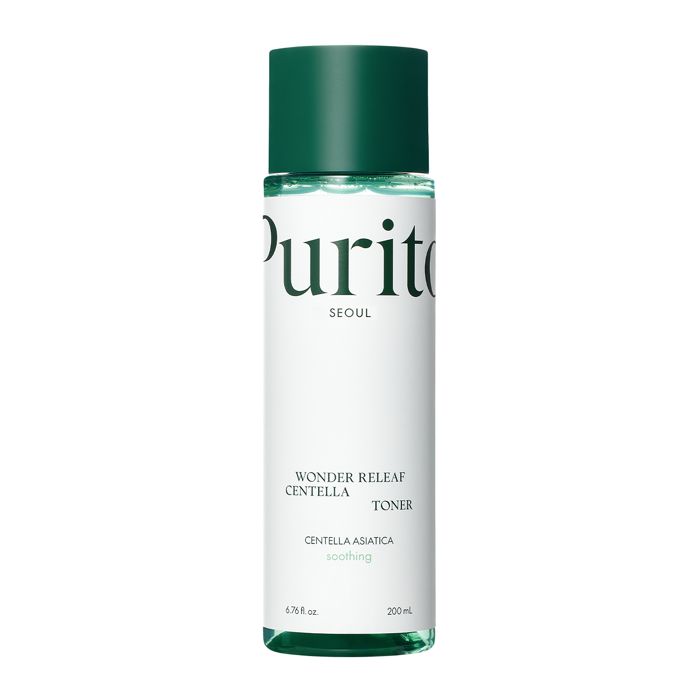 PURITO SEOUL Wonder Releaf Centella Toner 200ml prináša upokojujúcu starostlivosť s extraktom centella, ktorý zanecháva pleť sviežu, hydratovanú a vyrovnanú.
