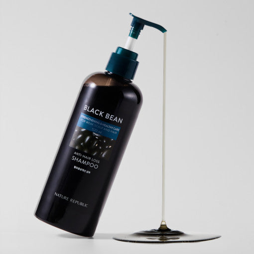 Shampoing anti-chute aux haricots noirs NATURE REPUBLIC 520 ml