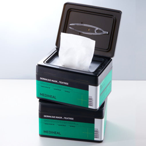 MEDIHEAL Derma 365 Máscara de Árvore de Chá (30 Máscaras)
