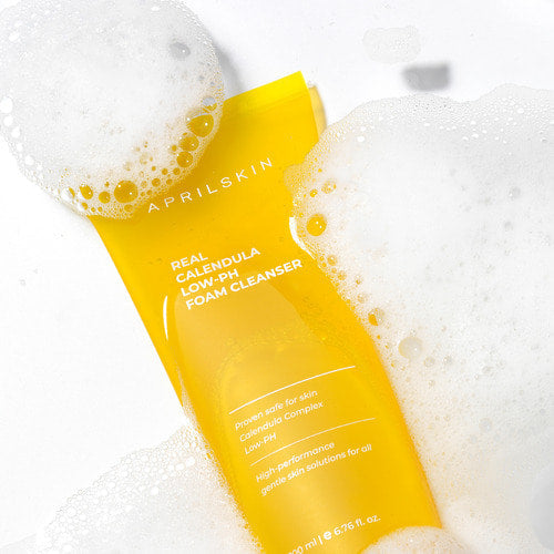 APRILSKIN Espuma Limpiadora de Baunilha Calendula pH baixo 200ml