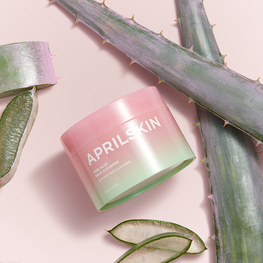 APRILSKIN Pink Aloe Mask-to-Foam منظف مهدئ 120g