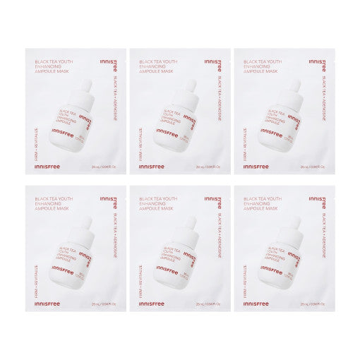 innisfree Маска-ампула с черным чаем для молодости 28 мл X 6 шт