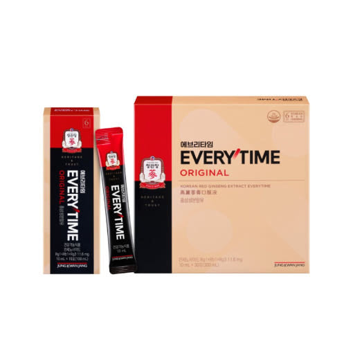 Jung Kwan Jang Korean Red Ginseng EveryTime 10mg*30Packs