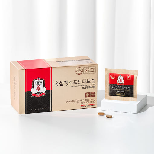 Jung Kwan Jang Red Ginseng Extract SOFT TABLET 500mg*60ea(30g)