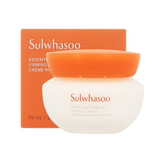 كريم Sulwhasoo Essential Firming Cream EX 75ml يمنح بشرتك تماسكًا فائقًا ومرونة متجددة، ليمنحك مظهرًا أكثر شبابًا وإشراقًا. استمتعي بملمس ناعم وراحة فورية، مع حماية طبيعية من العوامل الخارجية.