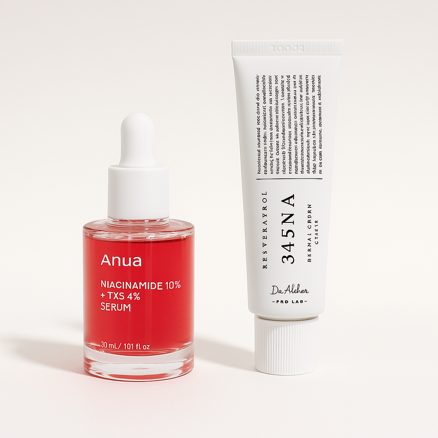 Dark Spot Duo – Sérum con Niacinamida 10% y Crema de Alivio