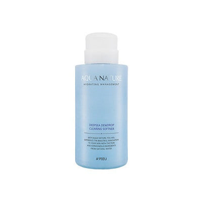 A'pieu Aqua Nature Deep-sea Dew Drop Clearing Softner 500ml - Korean skincare product