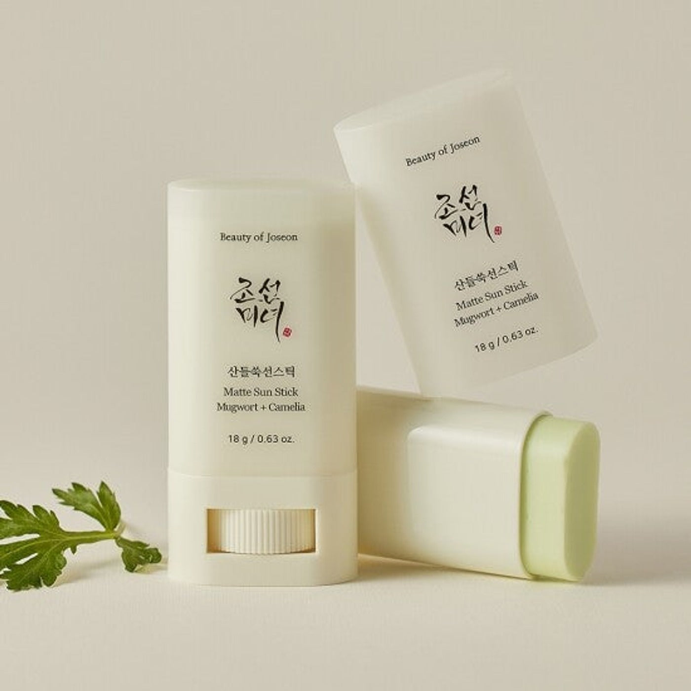 [Beauty of Joseon] Matte sun stick : Mugwort + Camelia 18g (SPF50+ PA++++) X 2EA [DOUBLE SET] - Korean skincare product