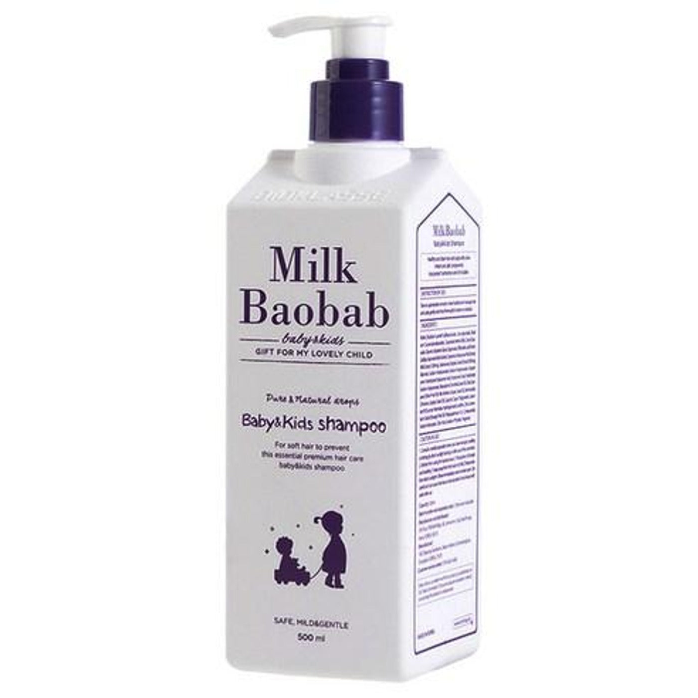 BIOKLASSE MILK BAOBAB Baby & Kids Shampoo 500ml - Korean hair care product