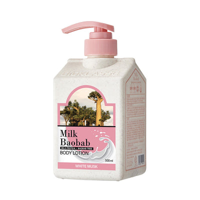 BIOKLASSE MILK BAOBAB Body Lotion 500ml #White Musk - Korean skincare product