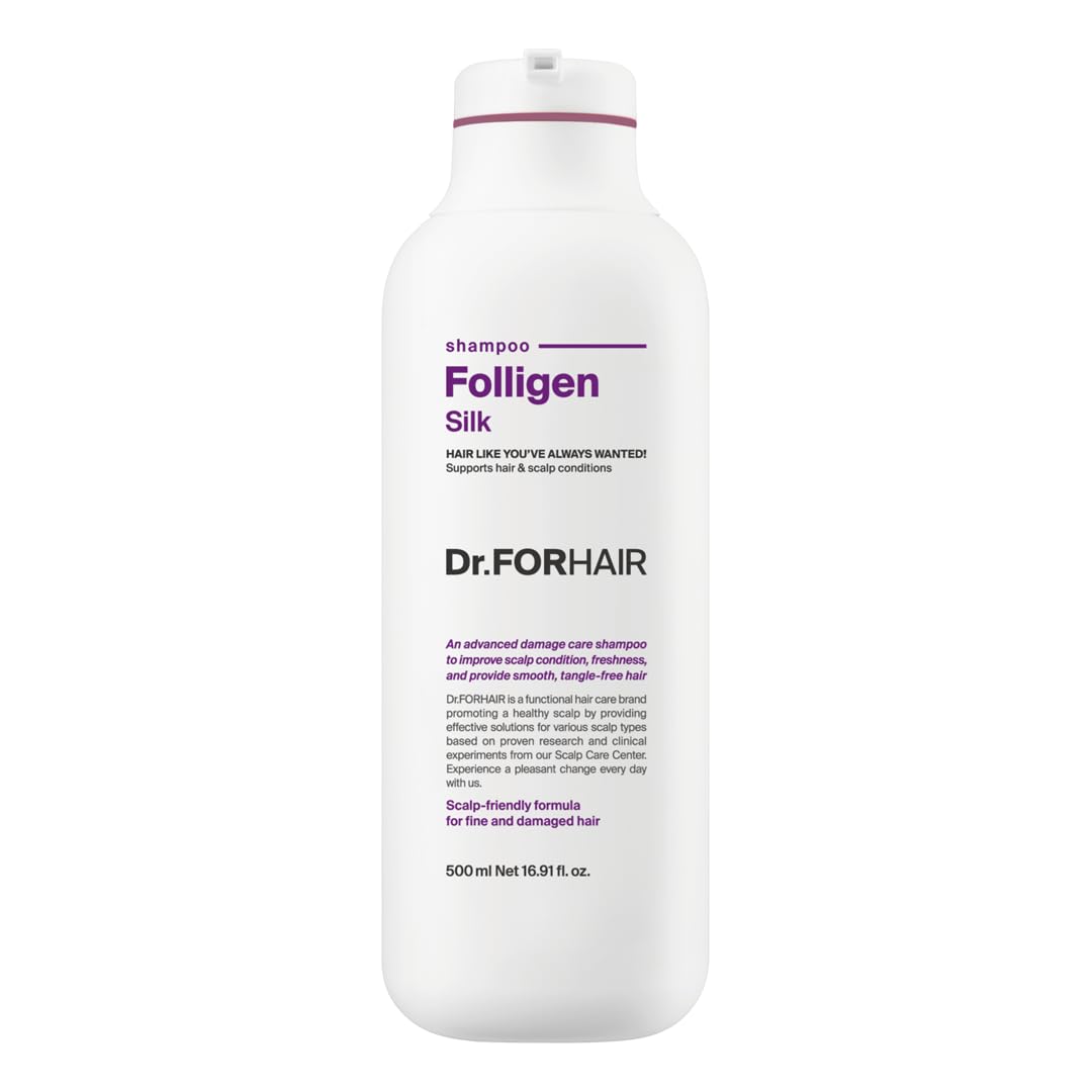 Dr.FORHAIR Folligen Silk Shampoo 500ml - Korean hair care product