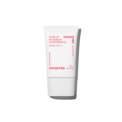 innisfree Tone Up No Sebum Sunscreen EX 50+ PA++++ 60ml - Korean skincare product