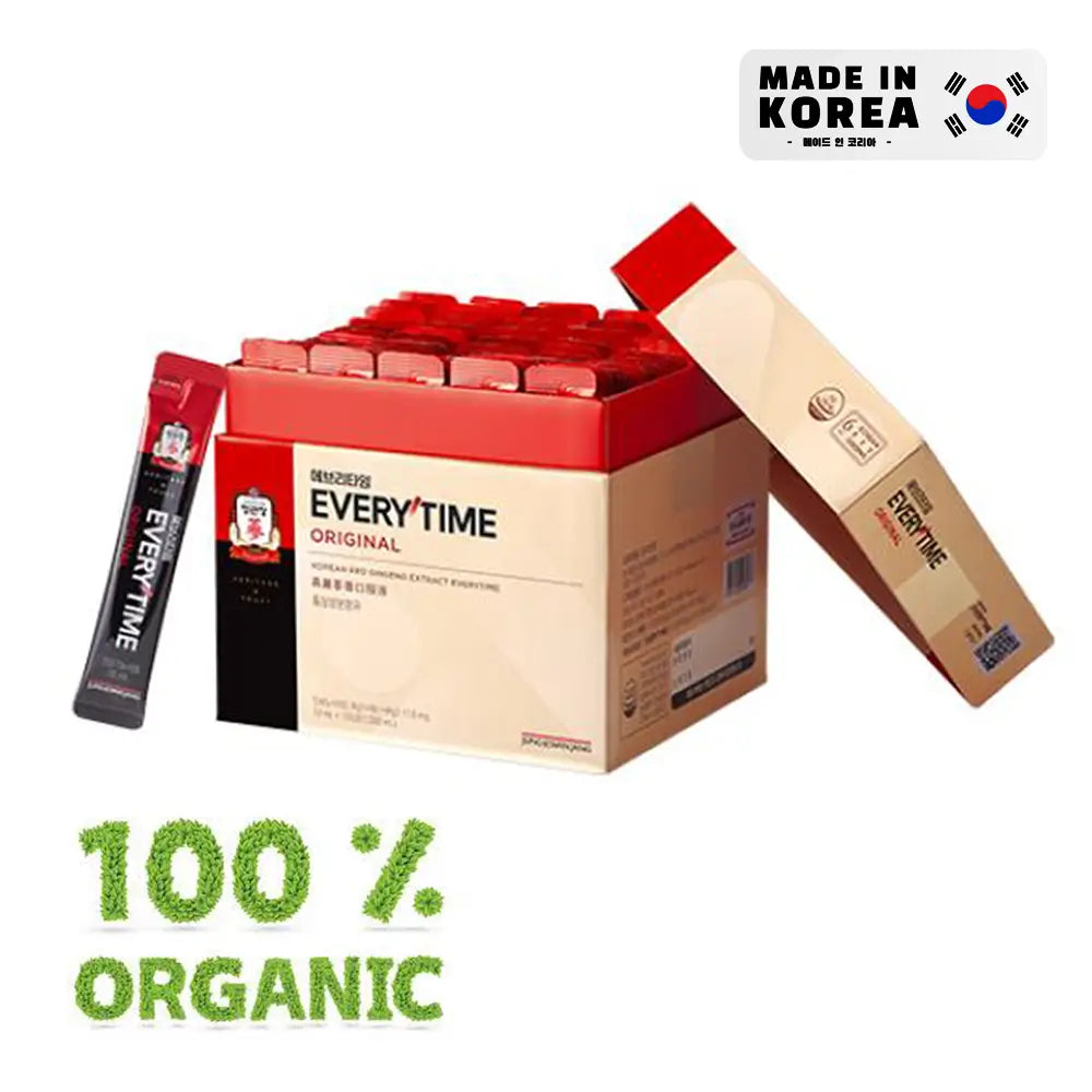 [Jung Kwan Jang] Korean Red Ginseng EveryTime 10mg*100Packs - Korean wellness supplement