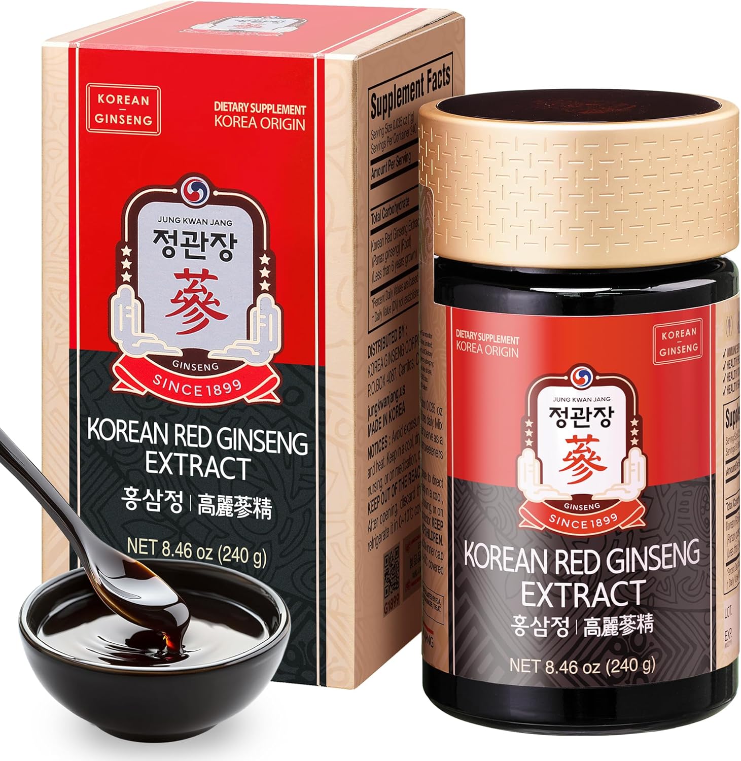 [KGC Cheong Kwan Jang] Korean Red Ginseng Extract 240g - Korean wellness supplement