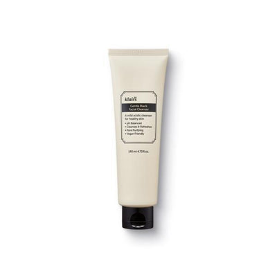 KLAIRS Gentle Black Facial Cleanser 140ml - Korean skincare product