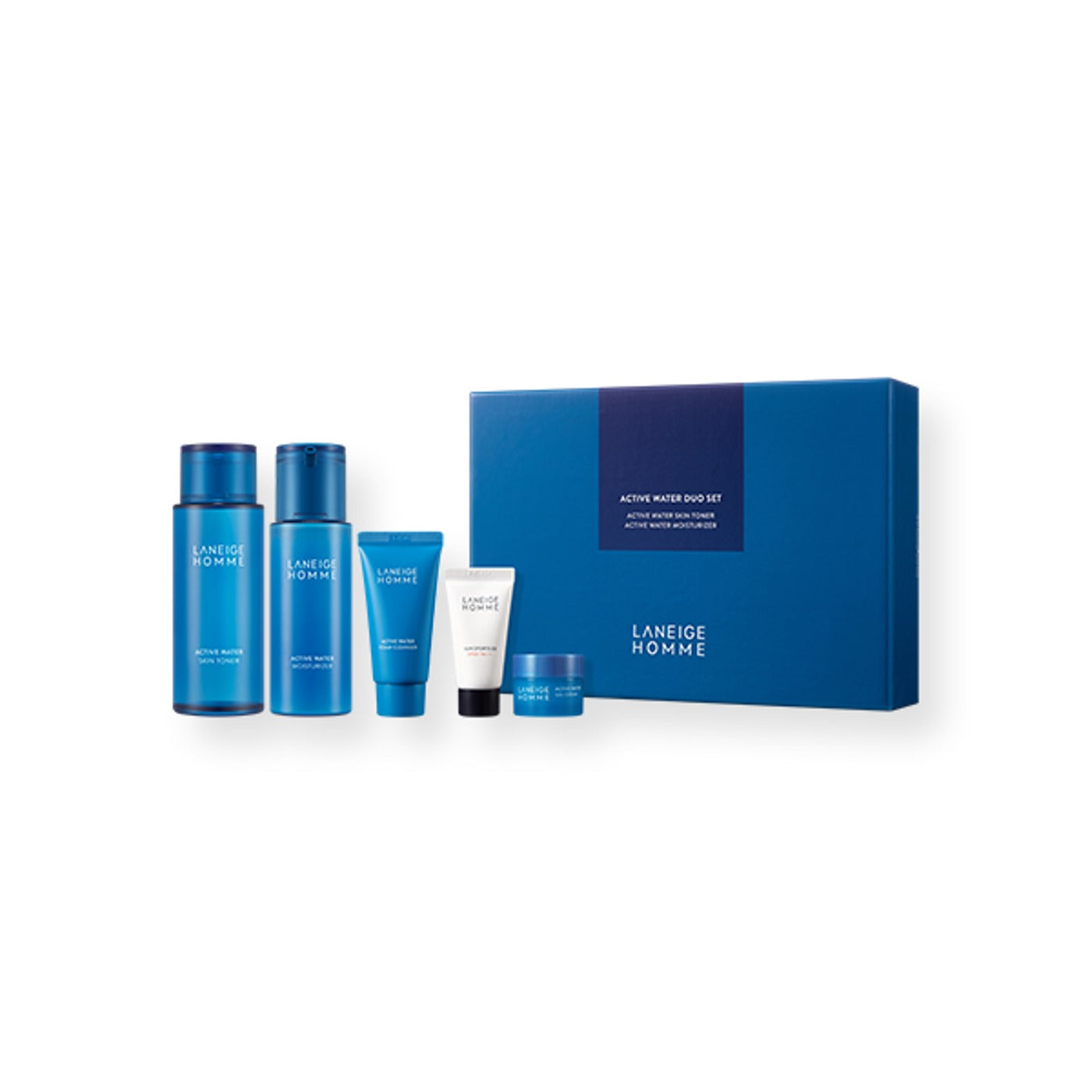 LANEIGE HOMME Active Water Duo Set - Korean skincare product