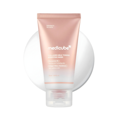 medicube Collagen Milk Toning Wrapping Mask 75ml - Korean skincare product