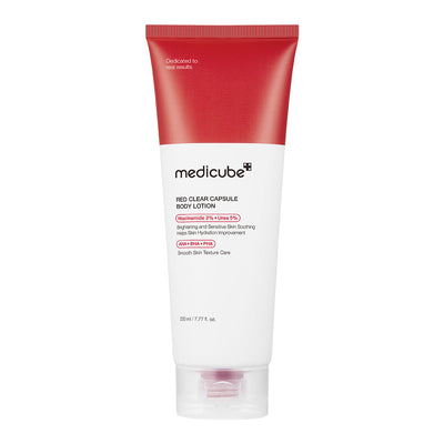 medicube Red Clear Capsule Body Lotion 230ml - Korean skincare product