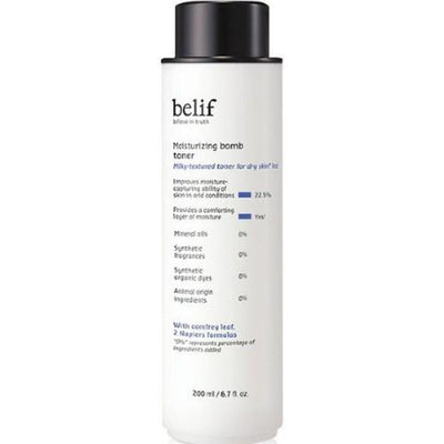 belif Moisturizing Bomb Toner 200ml - deep cleansing