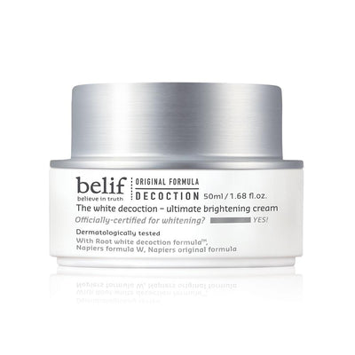 belif The White Decoction – Ultimate Brightening Cream 50ml - deep cleansing