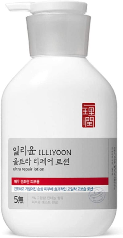 ILLIYOON Ultra Repair Intense Lotion 350ml with fermented for improved absorption and brightness