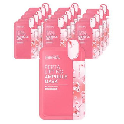 MEDIHEAL Pepta Lifting Ampoule MASK SHEET 20ml X 15pcs - deep cleansing