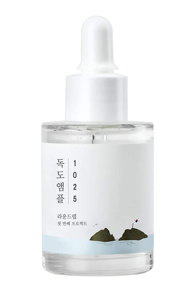 Round Lab 1025 Dokdo Ampoule 45g with hyaluronic for deep hydration