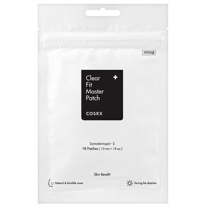 Parche maestro Clear Fit de COSRX, 18 unidades
