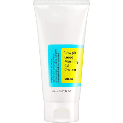 COSRX Low pH Good Morning Gel Cleanser 150ml with bha for clean pores and acne