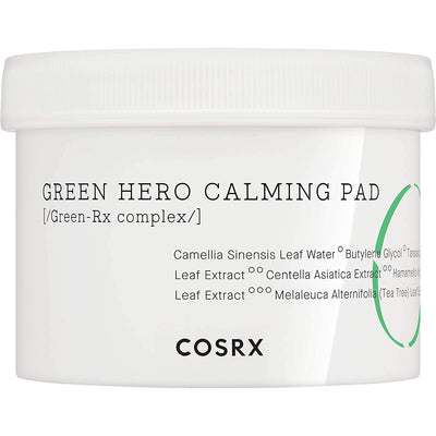 COSRX One Step Green Hero Calming Pad 70 Sheets with centella for soothing and repair
