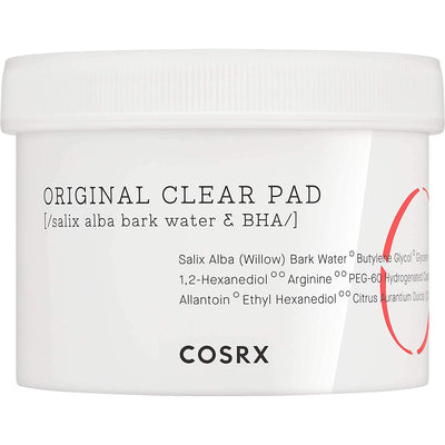 COSRX One Step Original Clear Pad 70 Sheets with bha for clean pores and acne
