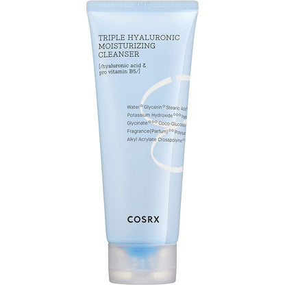 Nettoyant hydratant triple acide hyaluronique COSRX 150 ml
