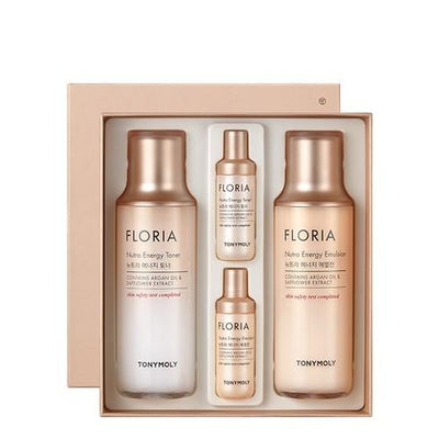 TONYMOLY Floria Nutra Energy Skin Care Set with hyaluronic for deep hydration