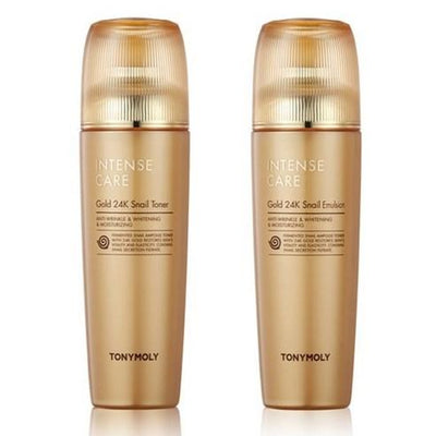 TONYMOLY Intense Care Gold 24K Snail 2 Set with snail for regeneration and scars