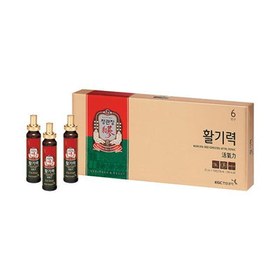 [KGC Cheong Kwan Jang] Hwal Gi Ruk Korean Red Ginseng Vital Tonic for Wellness Recovery - 20ml x 10 Bottles with ginseng for vitality and anti-aging