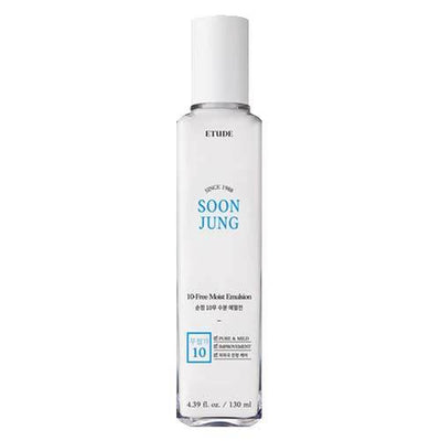 ETUDE HOUSE SoonJung 10 Free Moist Emulsion 130ml with cica for soothing and repair