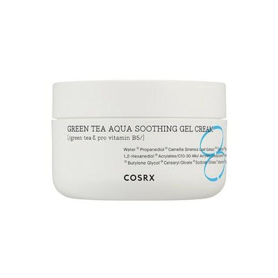 COSRX Hydrium Green Tea Aqua Soothing Gel Cream 50ml - deep cleansing