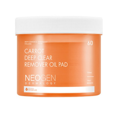 NEOGEN Dermalogy Carrot Deep Clear Remover Oil Pad 60 Sheets - buy online