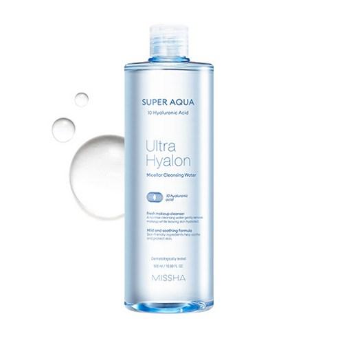 Eau nettoyante MISSHA Super Aqua Ultra Hyalron 500 ml