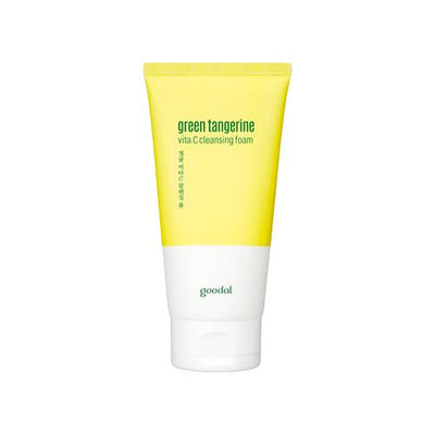 goodal Green Tangerine Vita C Cleansing Foam 150ml with aha for exfoliation and renewal