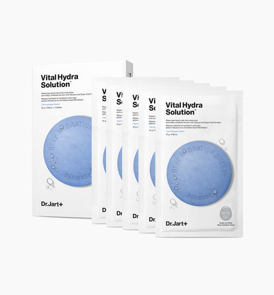 Dr.Jart+ Dermask Vital Hydra Solution Value Pack 25g X 5ea with collagen for firmness and elasticity