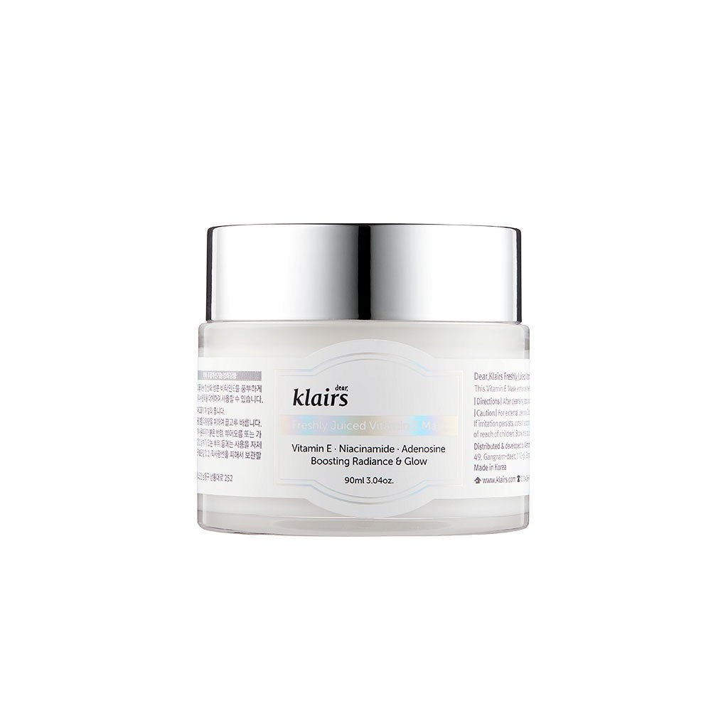 Mascarilla con vitamina E recién exprimida de KLAIRS, 90 ml